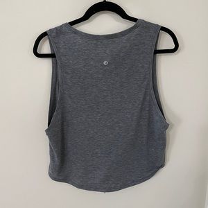 Lululemon Grey Crop Top